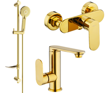 Mexen Milo DF40 dušo rinkinio auksinė - 713054DF40-50