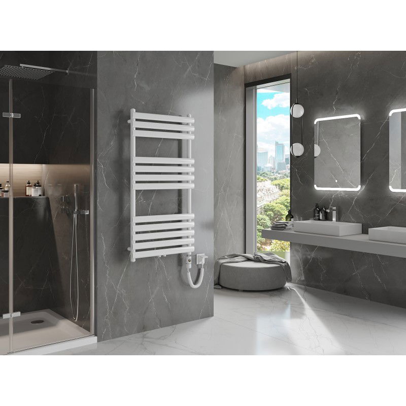 Mexen Jowisz elektrinis radiatorius 1200 x 600 mm, 600 W, baltas - W107-1200-600-2600-20