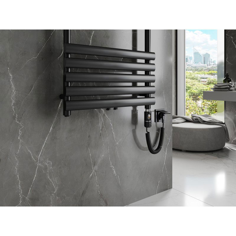 Mexen Jowisz elektrinis radiatorius 1200 x 600 mm, 600 W, juodas - W107-1200-600-2600-70