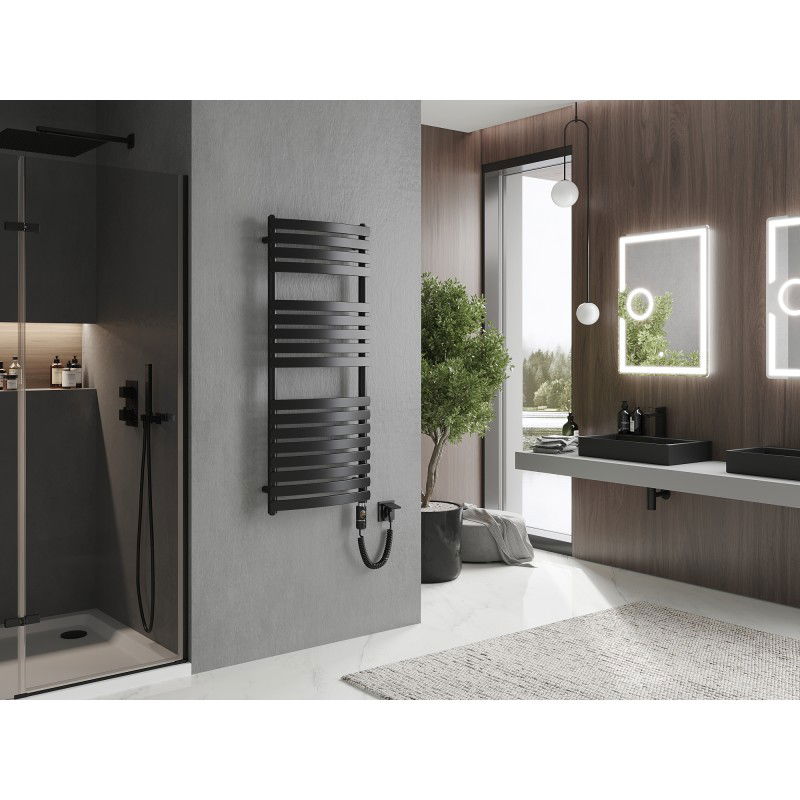 Mexen Bachus elektrinis radiatorius 1200 x 500 mm, 600 W, juodas - W109-1200-500-2600-70