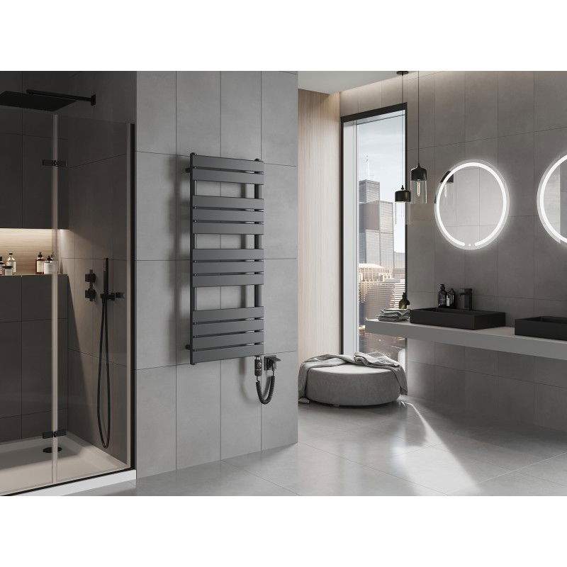 Mexen Ceres elektrinis radiatorius 1200 x 500 mm, 600 W, antracitas - W111-1200-500-2600-66