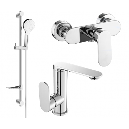 Mexen Milo DF05 dušo komplektas, Chromo - 713054DF05-00