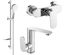 Mexen Milo DF05 dušo komplektas, Chromo - 713054DF05-00