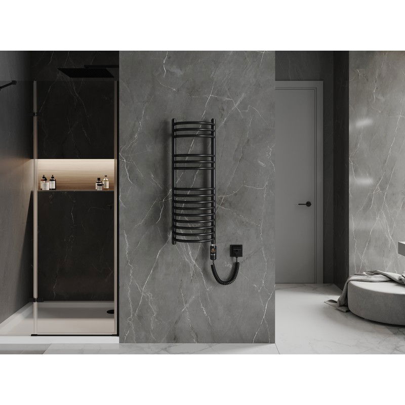 Mexen Eros elektrinis radiatorius 900 x 318 mm, 300 W, juodas - W112-0900-318-2300-70