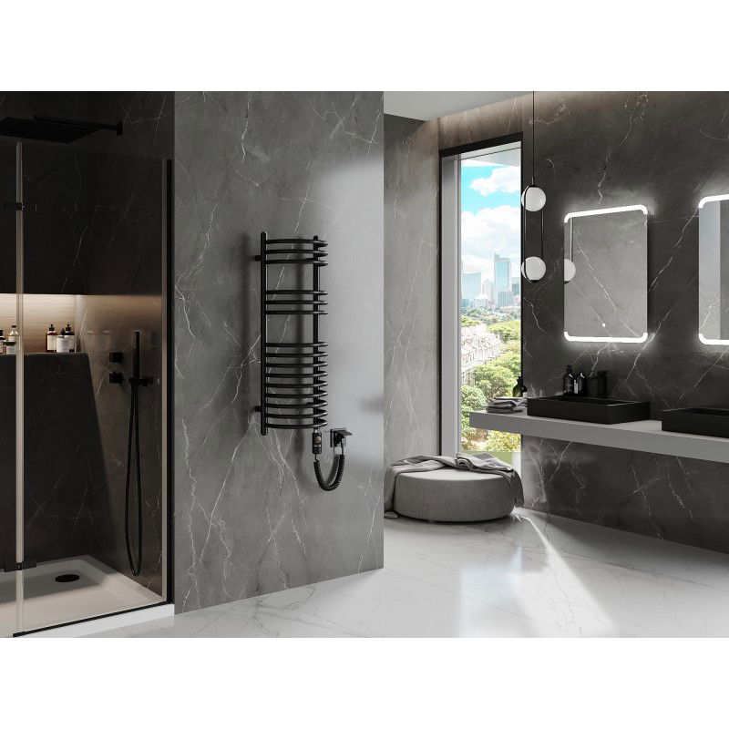 Mexen Eros elektrinis radiatorius 900 x 318 mm, 300 W, juodas - W112-0900-318-2300-70