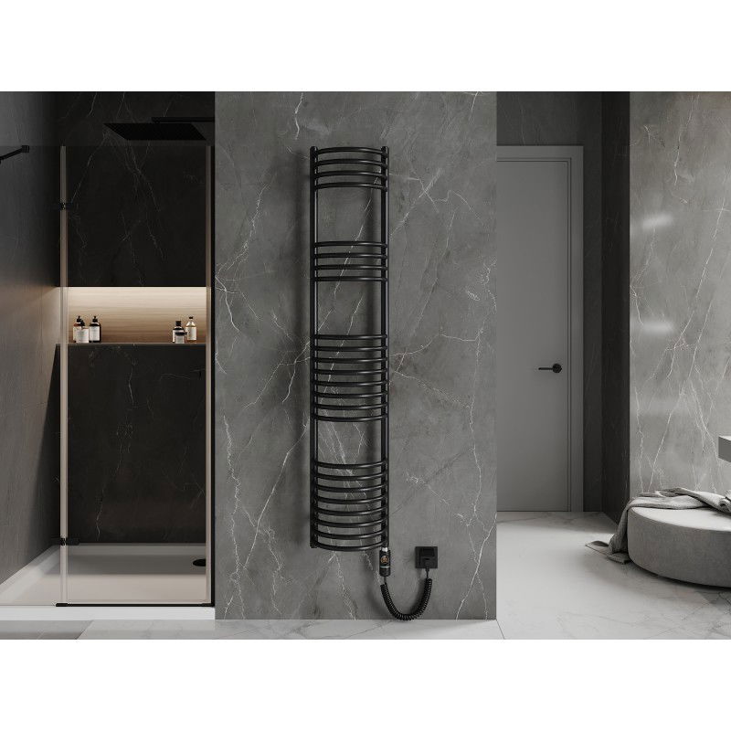 Mexen Eros elektrinis radiatorius 1600 x 318 mm, 600 W, juodas - W112-1600-318-2600-70