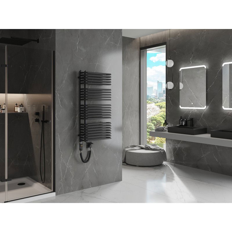 Mexen Amor elektrinis radiatorius 1000 x 500 mm, 900 W, juodas - W120-1000-500-2900-70