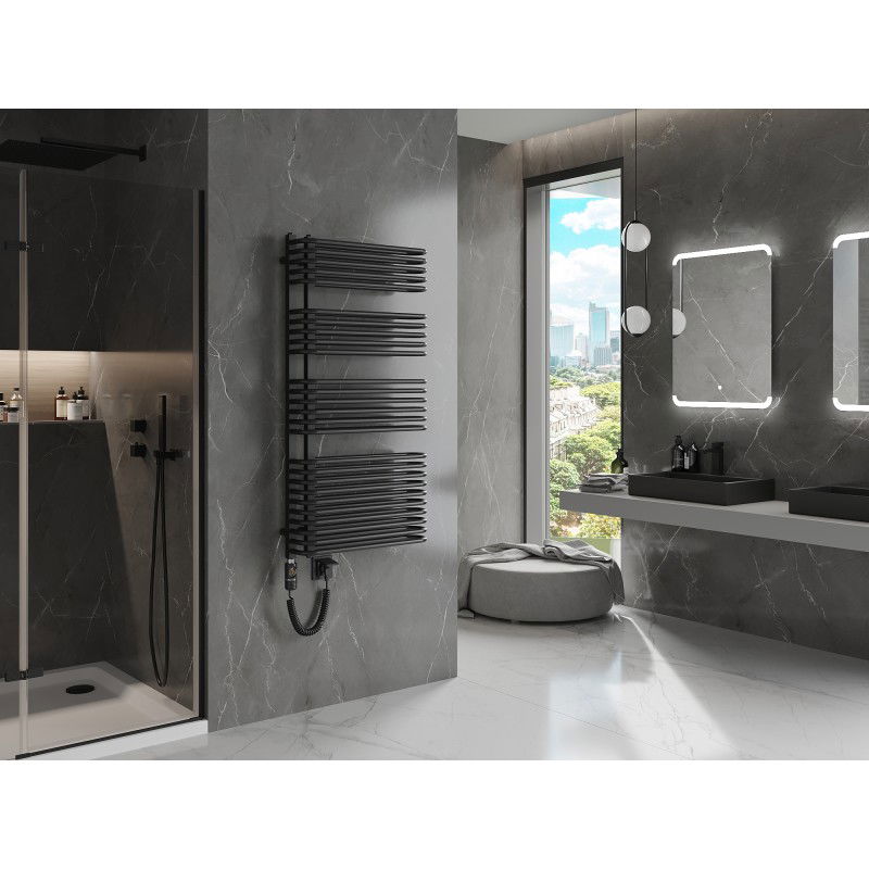 Mexen Amor elektrinis radiatorius 1200 x 600 mm, 900 W, juodas - W120-1200-600-2900-70