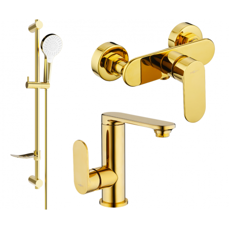 Mexen Milo DF05 dušo rinkinio, auksinis - 713054DF05-50