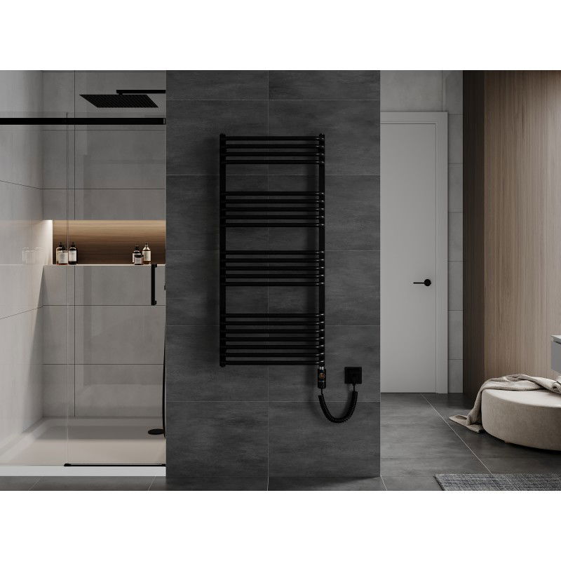 Mexen Apollo elektrinis radiatorius 1210 x 550 mm, 600 W, juodas - W117-1210-550-2600-70