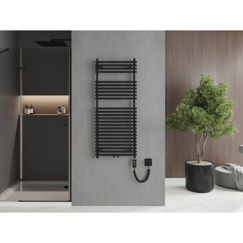 Mexen Sol elektrinis radiatorius 1200 x 500 mm, 600 W, juodas - W125-1200-500-2600-70