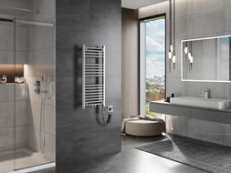 Mexen Mars elektrinis radiatorius 900 x 400 mm, 300 W, chromas - W110-0900-400-2300-01