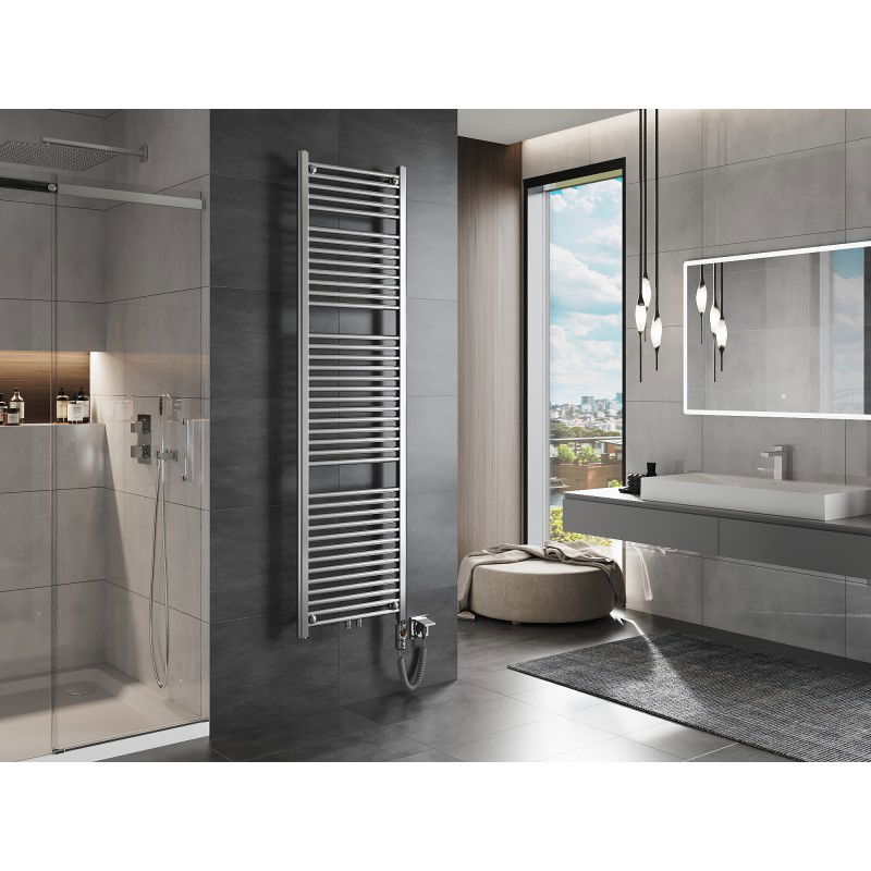 Mexen Mars elektrinis radiatorius 1800 x 500 mm, 600 W, chromas - W110-1800-500-2600-01