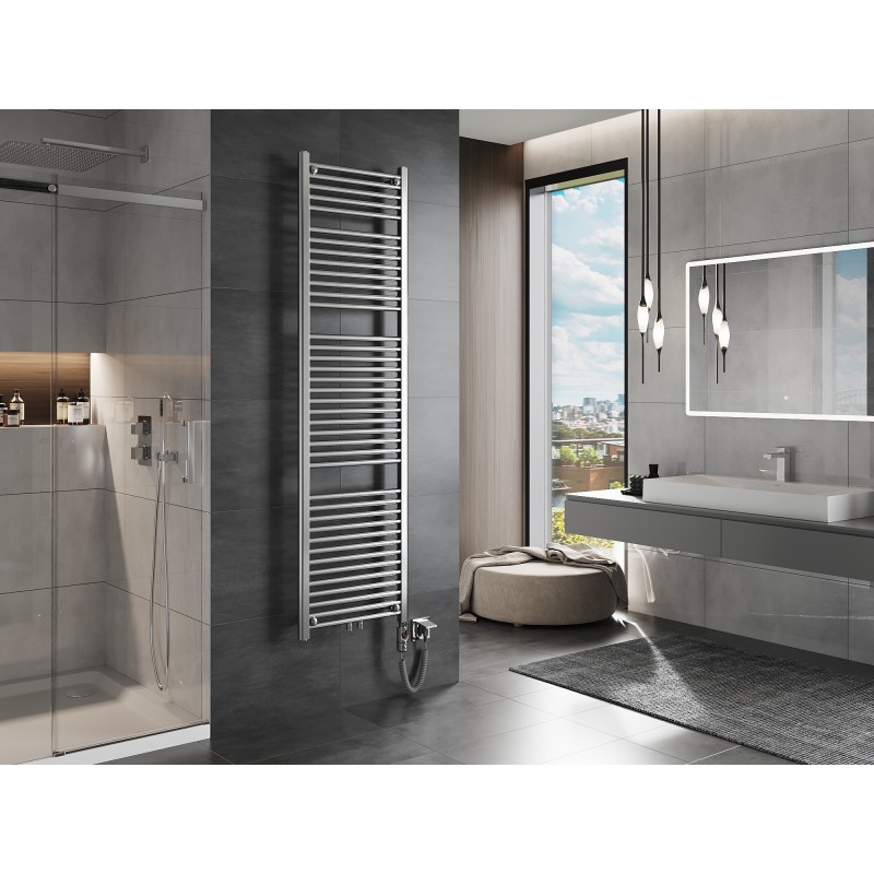 Mexen Mars elektrinis radiatorius 1800 x 500 mm, 600 W, chromuotas - W110-1800-500-2600-01