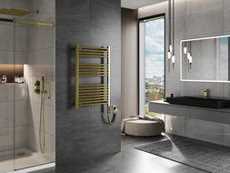 Mexen Mars elektrinis radiatorių 900 x 600 mm, 300 W, auksinis - W110-0900-600-2300-50