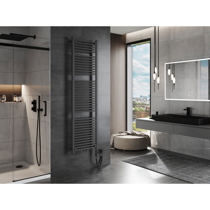 Mexen Mars elektrinis radiatorius 1800 x 500 mm, 900 W, antracitas - W110-1800-500-2900-66