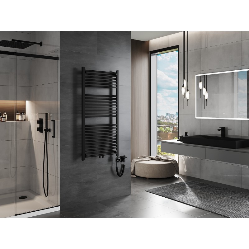 Mexen Mars elektrinis radiatorių 1200 x 600 mm, 600 W, juodas - W110-1200-600-6600-70