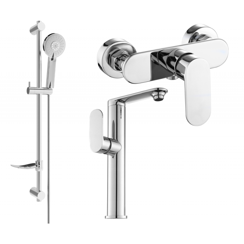 Mexen Milo DF40 dušo rinkinys, chromas - 713154DF40-00