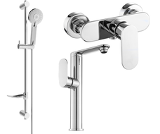 Mexen Milo DF40 dušo komplektas, chromas - 713154DF40-00