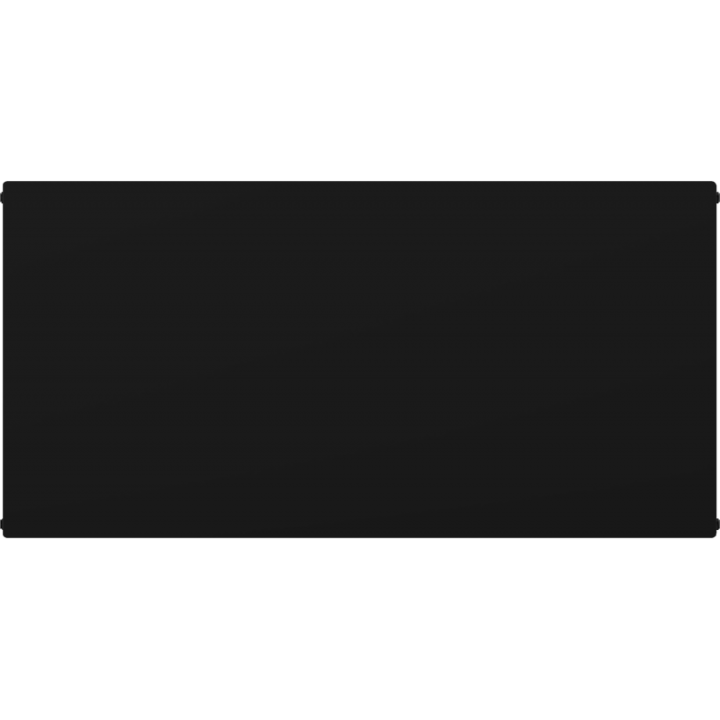 Mexen CHF20 Hygiene Flat plokštelinis radiatorius 600 x 1800 mm, šoninis prijungimas, 1806 W, juodas - W420HF-060-180-70