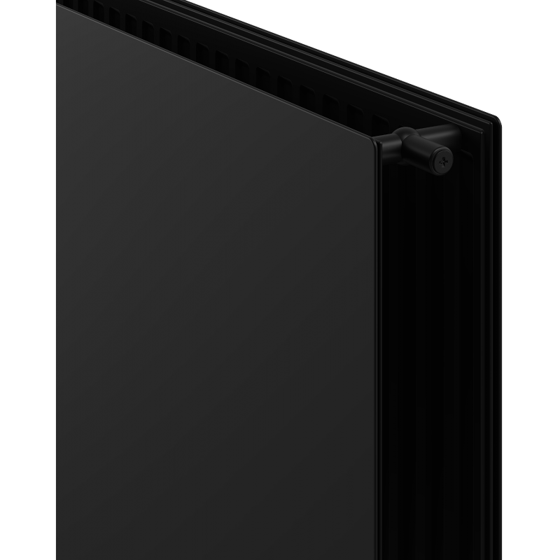 Mexen CHF20 Hygiene Flat plokštelinis radiatorius 900 x 600 mm, šoninis prijungimas, 839 W, juodas - W420HF-090-060-70