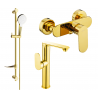 Mexen Milo DF05 dušo komplektas, auksinis - 713154DF05-50