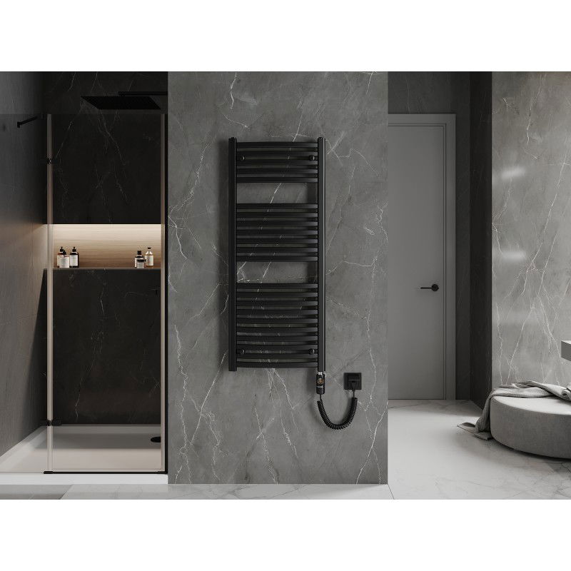 Mexen Helios elektrinis šildytuvas 1200 x 500 mm, 600 W, juodas - W103-1200-500-2600-70