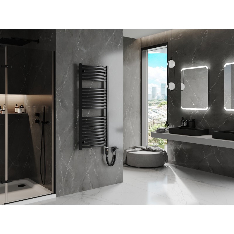 Mexen Helios elektrinis radiatorius 1200 x 500 mm, 600 W, juodas - W103-1200-500-2600-70