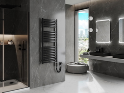 Mexen Helios elektrinis šildytuvas 1200 x 500 mm, 600 W, juodas - W103-1200-500-2600-70