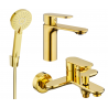 Mexen Milo R40 vonios komplektas, auksinis - 71303R40-50