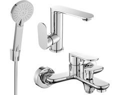 Mexen Milo R40 vonios maišytuvo komplektas, chromuotas - 713053R40-00