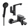 Mexen Milo R40 vonios komplektas, juodas - 713053R40-70