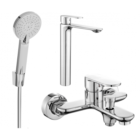 Mexen Milo R40 vonios komplektas, chromas - 71313R40-00