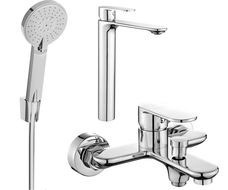 Mexen Milo R40 vonios komplektas, chromas - 71313R40-00