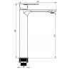 Mexen Milo R40 vonios komplektas, chromas - 71313R40-00
