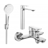 Mexen Milo R05 vonios rinkinys, chromas - 71313R05-00