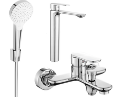 Mexen Milo R05 vonios komplektas, chromas - 71313R05-00