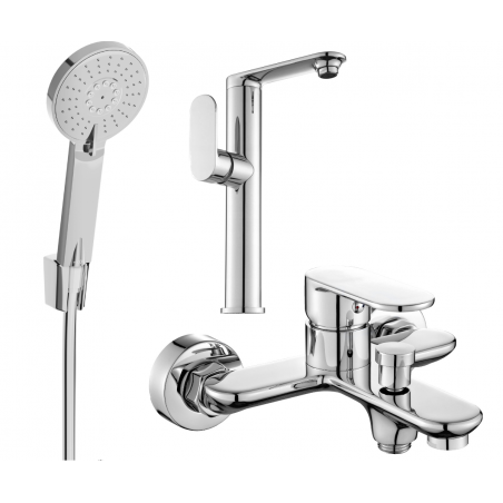 Mexen Milo R40 vonios rinkinio chromas - 713153R40-00