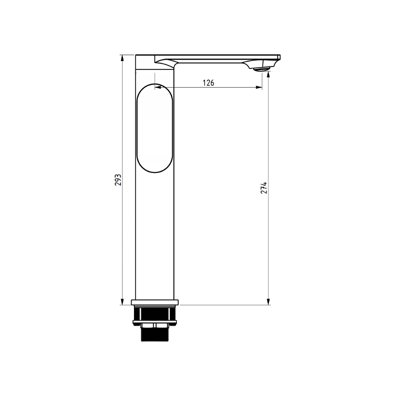 Mexen Milo R40 vonios rinkinio chromas - 713153R40-00