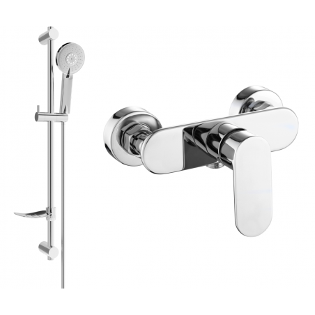 Mexen Milo DF40 dušo baterija su dušo rinkiniu, chromas - 7134R40-00