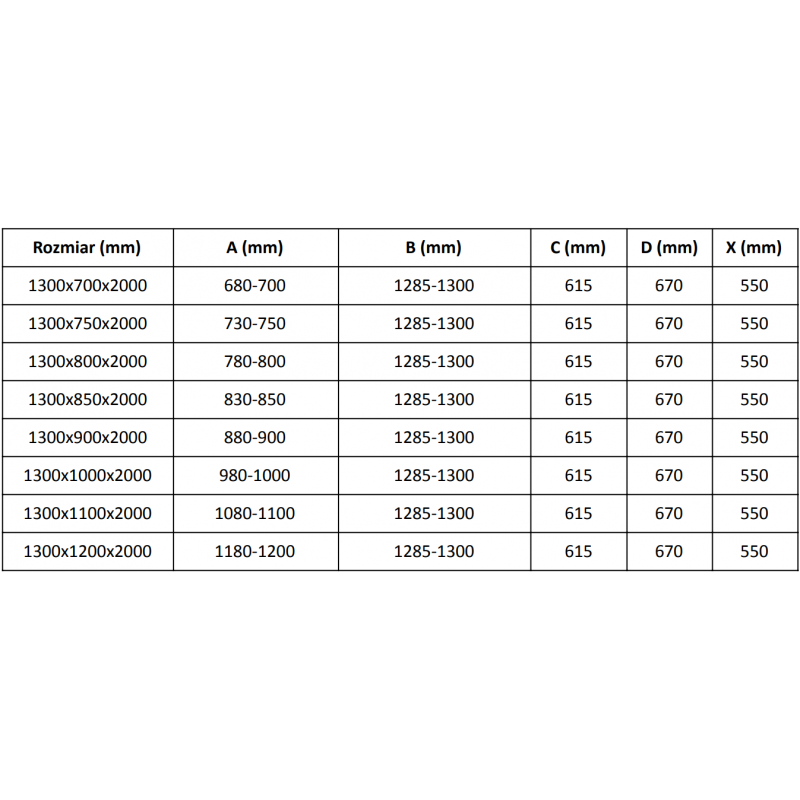Mexen Velar stumdomas dušo kabinas 130 x 90 cm, skaidrus, šlifuotas nikelis - 871-130-090-01-97