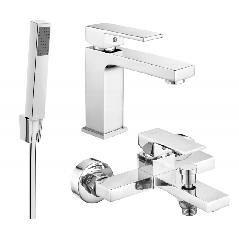 Mexen Uno R77 vonios rinkinys, chromas - 71403R77-00
