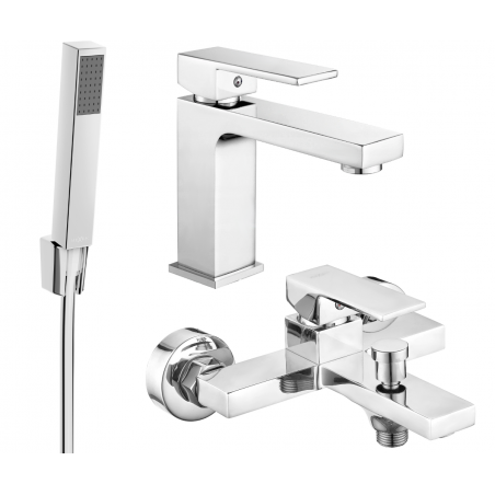 Mexen Uno R77 vonios rinkinys, chromas - 71403R77-00