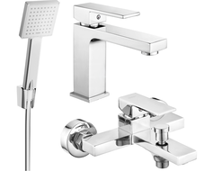 Mexen Uno R45 vonios komplektas, chromuotas - 71403R45-00