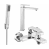 Mexen Uno R77 vonios rinkinys, chromas - 71413R77-00