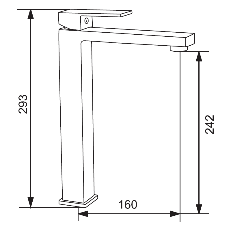 Mexen Uno R62 vonios komplektas, chromas - 71413R62-00