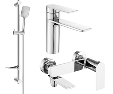 Mexen Zero DF62 vonios kambario komplektas, chromas - 71103DF62-00