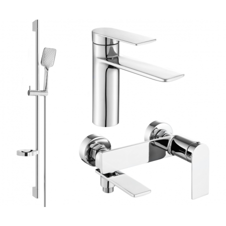Mexen Zero DS62 vonios komplektas, Chromo - 71103DS62-00
