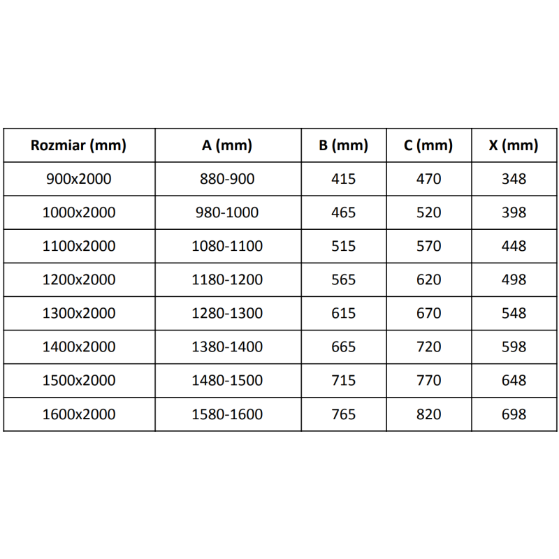Mexen Velar L stumdomos dušo durys 120 cm, matinės, šlifuotas nikelis - 871-120-003-31-97