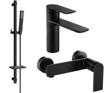 Mexen Zero DQ02 dušo komplektas, juodas - 71104DQ02-70